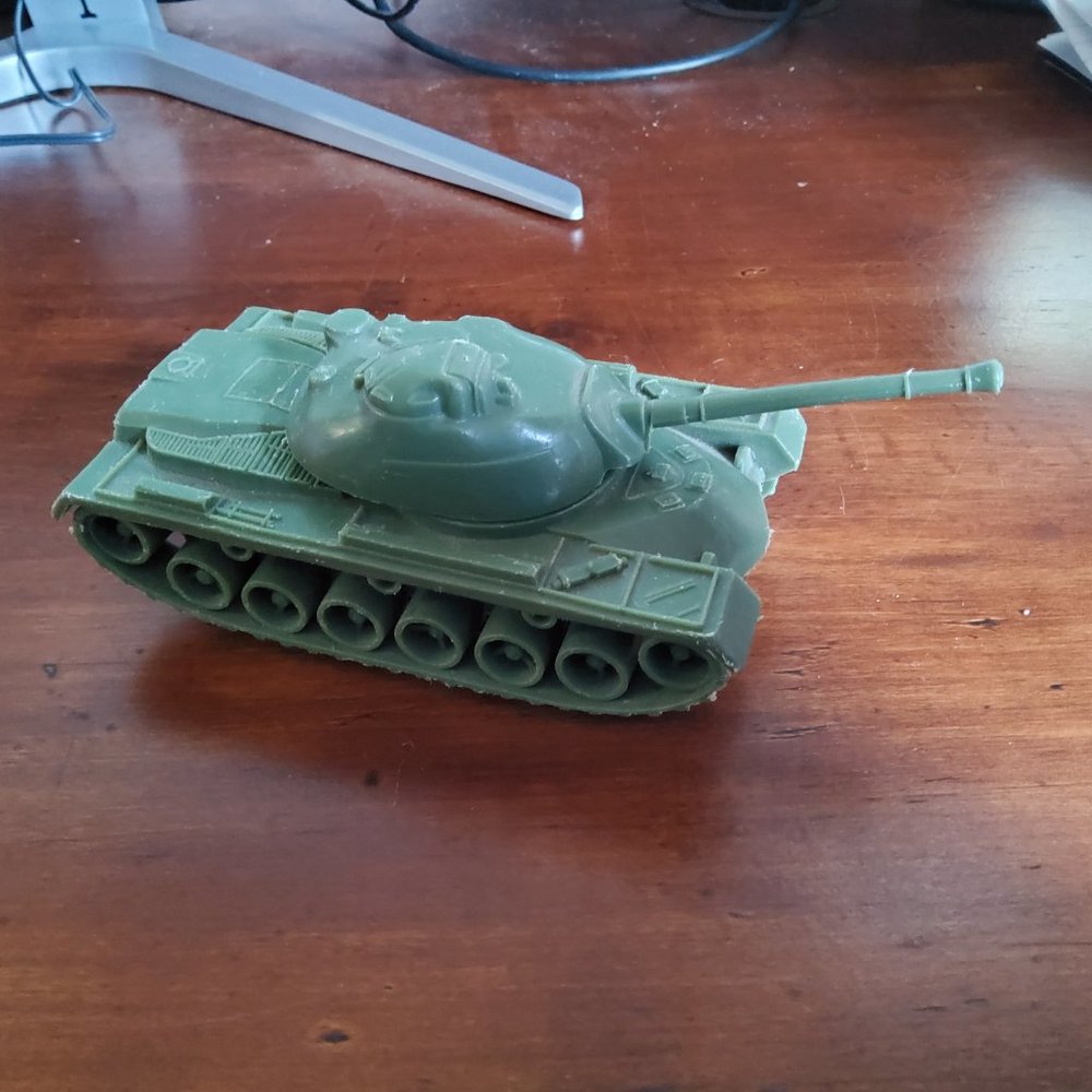 Vintage Tim-Mee Processed Plastic Co. Army Tank